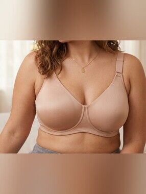 BREEZIES Women's Bra Satin Underwire Free Size 36D Bundle Of 2
